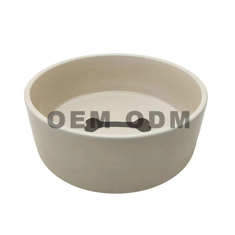 Tazón de comida para gatos de cerámica