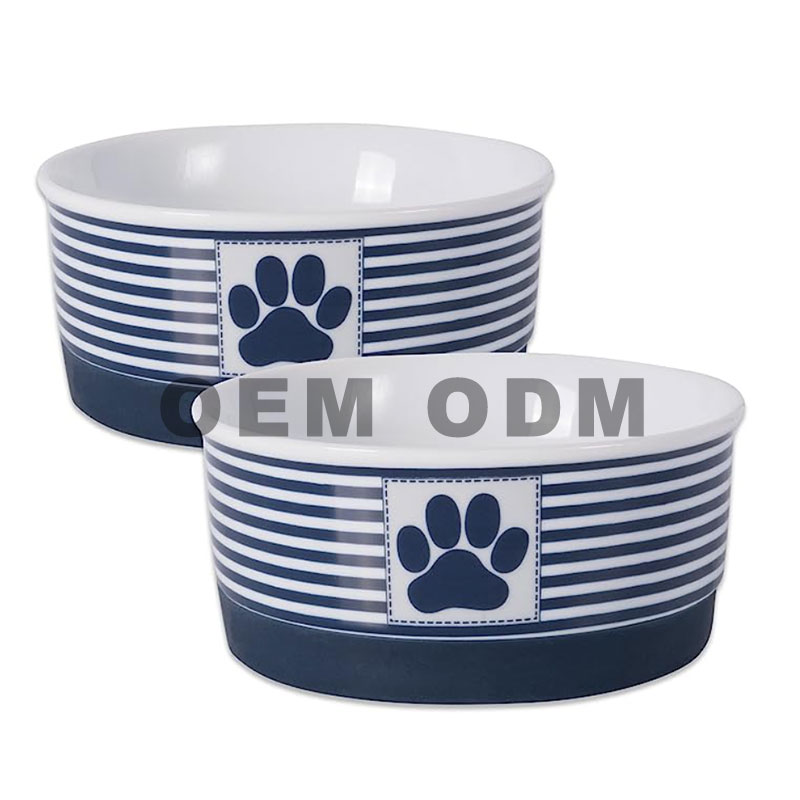 Tazón de mascota de cerámica